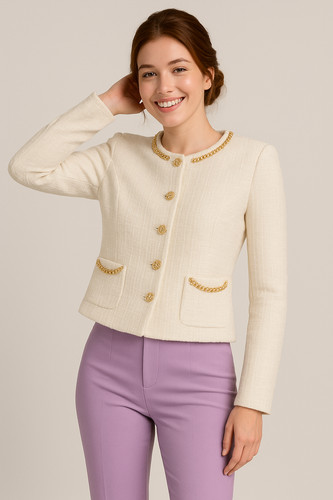 Giacca donna corta bottoni - giacca,