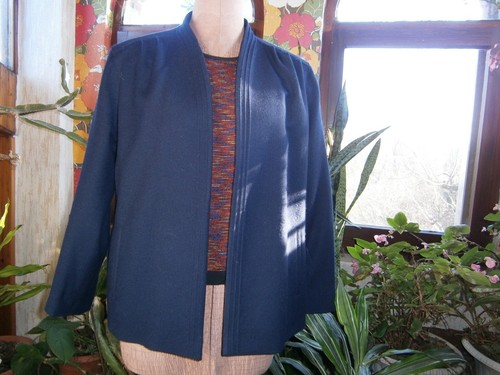 Giacca blu pura lana - di,
