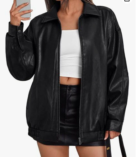 Giacca donna oversize - , ecopelle