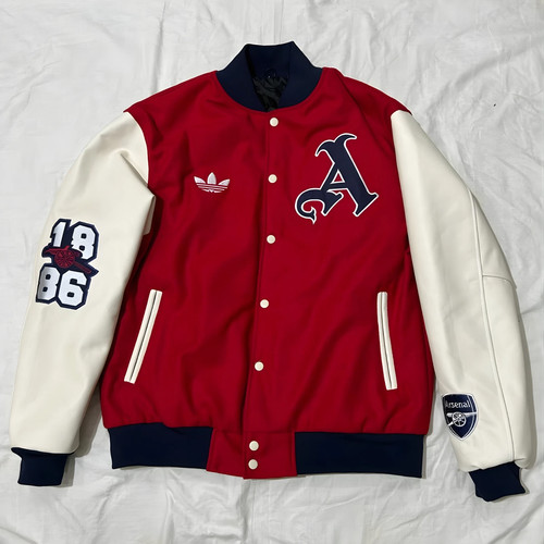Giacca arsenal lettermen lana - lettermen,